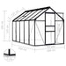 Aluminium Greenhouse with Base Frame in Anthracite 5.89m² - Little and Giant Explorers vidaXL