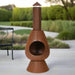 Ambient Fireplace with Chimney in Rust 110cm - Little and Giant Explorers ProGarden