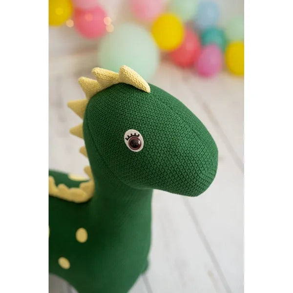 Amigurumis MAXI Green Dinosaur - Little and Giant Explorers Crochetts