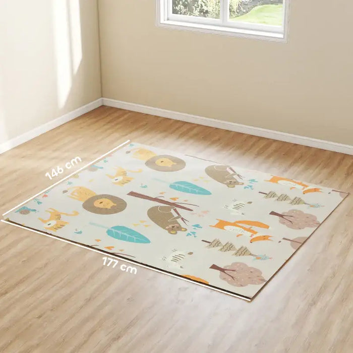 Animal Baby Play Mat – Reversible Design | Foldable 2.57㎡ Coverage AIYAPLAY - Little and Giant Explorers AIYAPLAY