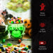 Animated Halloween Skeleton Candy Bowl – Sound Activated Prop | Green LED Eyes and Creepy Howling HOMCOM - Little and Giant Explorers HOMCOM