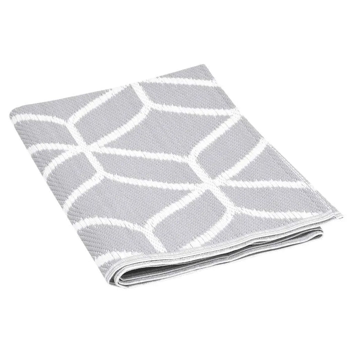 ARAKIL Outdoor Carpet – Grey | Double-Layer Jacquard Pattern - 140 x 200cm VIDAXL - Little and Giant Explorers vidaXL