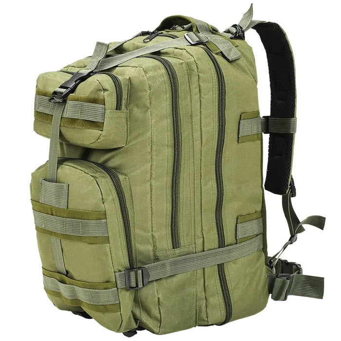 Army-Style Backpack – Olive Green | 50L Waterproof Rucksack for Outdoor Adventures VIDAXL - Little and Giant Explorers vidaXL