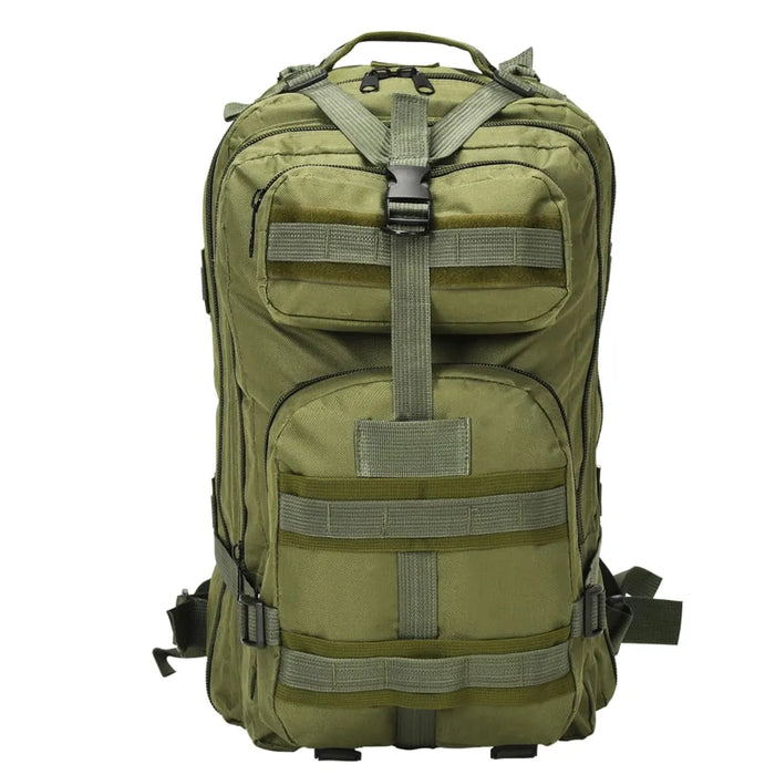 Army-Style Backpack – Olive Green | 50L Waterproof Rucksack for Outdoor Adventures VIDAXL - Little and Giant Explorers vidaXL