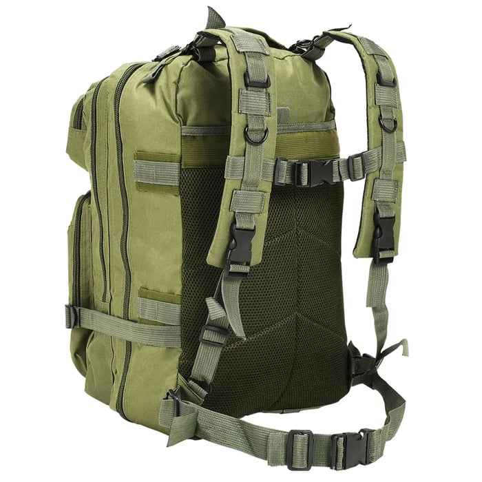 Army-Style Backpack – Olive Green | 50L Waterproof Rucksack for Outdoor Adventures VIDAXL - Little and Giant Explorers vidaXL