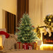 Artificial Christmas Tree Faux Hinged Christmas Tree 135cm - Little and Giant Explorers Costway