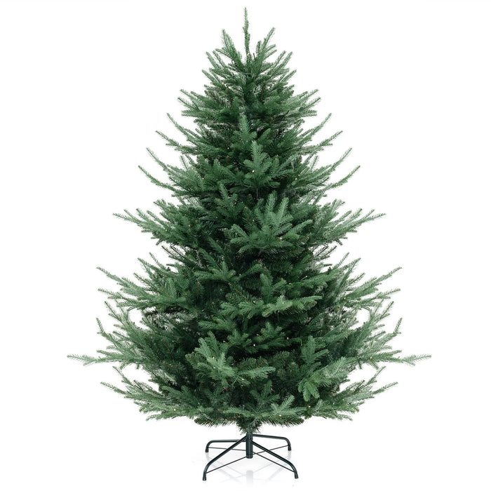 Artificial Christmas Tree Faux Hinged Christmas Tree 135cm - Little and Giant Explorers Costway