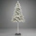 Artificial Christmas Tree with Flocked Snow 210cm - Little and Giant Explorers vidaXL