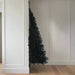 Artificial Half Christmas Tree with Stand in Black 180cm - Little and Giant Explorers vidaXL