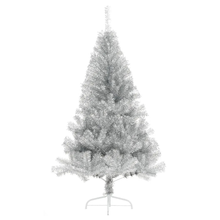 Artificial Half Christmas Tree with Stand in Silver 180cm - Little and Giant Explorers vidaXL