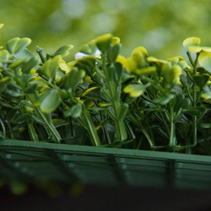 Artificial Milan Grass Wall Panels – Set of 12 | 3㎡ Coverage - Faux Greenery Fence Panels OUTSUNNY - Little and Giant Explorers Outsunny