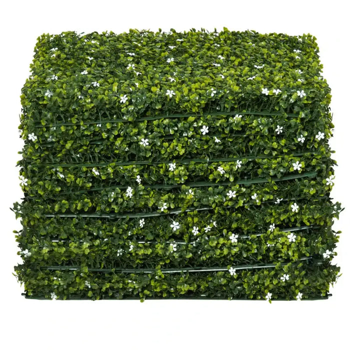 Artificial Milan Grass Wall Panels – Set of 12 | 3㎡ Coverage - Faux Greenery Fence Panels OUTSUNNY - Little and Giant Explorers Outsunny