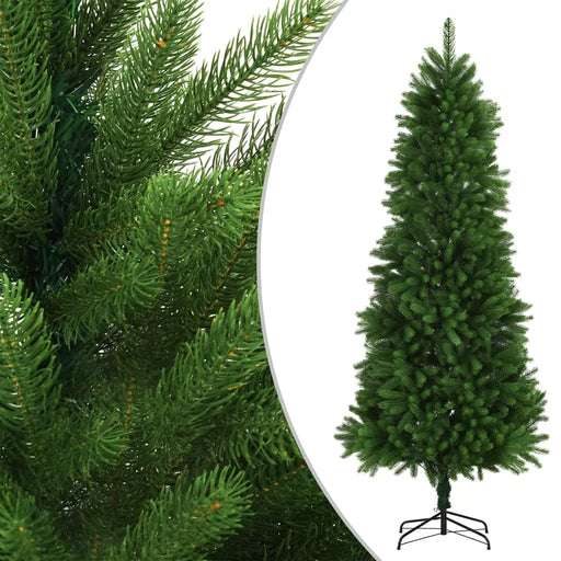 Artificial Pre-lit Christmas Tree in Green with Rose Ball Set 240cm - Little and Giant Explorers vidaXL