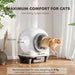 Automatic Cat Litter Box | Self-Cleaning Electric Litter Tray with App Control PAWHUT - Little and Giant Explorers PawHut