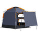 Automatic Pop Up Camping Tent in Dark Grey (2 - 4 persons) - Little and Giant Explorers Outsunny