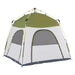 Automatic Pop-Up Camping Tent in Green (4 persons) - Little and Giant Explorers Outsunny