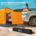Automatic Pop Up Camping Tent in Orange (2 - 4 persons) - Little and Giant Explorers Outsunny