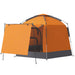 Automatic Pop Up Camping Tent in Orange (2 - 4 persons) - Little and Giant Explorers Outsunny
