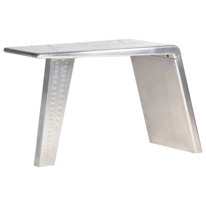 Aviator Desk in Silver and Metal - Little and Giant Explorers vidaXL