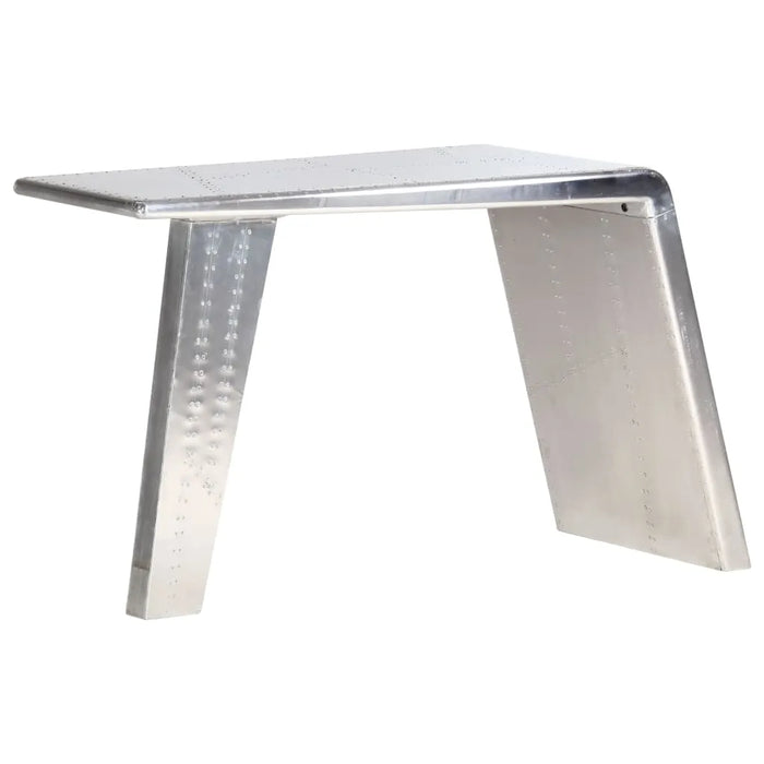 Aviator Desk in Silver and Metal - Little and Giant Explorers vidaXL