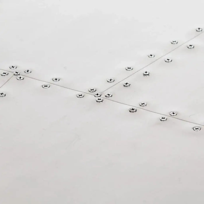 Aviator Desk in Silver and Metal - Little and Giant Explorers vidaXL