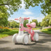 Baby Balance Bike for Toddlers – Pink | 4-Wheel Design - 135° Steering Limit COSTWAY - Little and Giant Explorers Costway