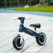 Baby Balance Bike with Adjustable Seat and Wide Wheels in Blue - Little and Giant Explorers AIYAPLAY