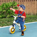 Baby Balance Bike with Adjustable Seat and Puncture-Free EVA Wheels in Orange - Little and Giant Explorers AIYAPLAY