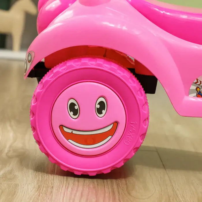 Baby Sliding Car – Pink | Toddler Ride-On - Foot-to-Floor Push Car with Lights AIYAPLAY - Little and Giant Explorers AIYAPLAY