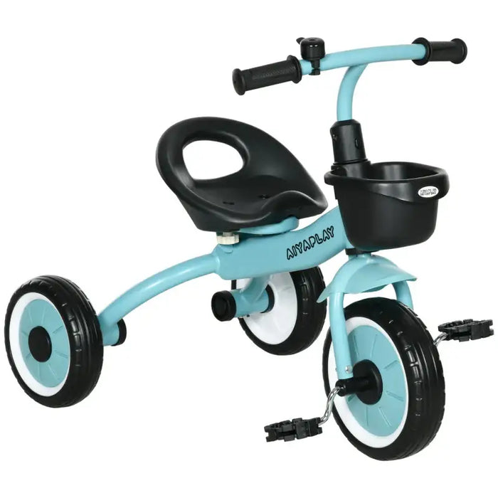 Baby Trike – Blue Toddler Tricycle | Adjustable Seat, Basket and Bell AIYAPLAY - Little and Giant Explorers AIYAPLAY