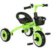 Baby Trike – Green Toddler Tricycle | Adjustable Seat, Basket and Bell AIYAPLAY - Little and Giant Explorers AIYAPLAY