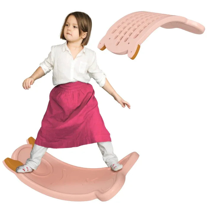 Balance Board for Kids in Pink | Sensory Play - Little and Giant Explorers AIYAPLAY