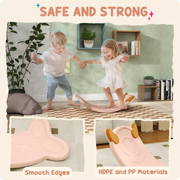 Balance Board for Kids in Pink | Sensory Play - Little and Giant Explorers AIYAPLAY