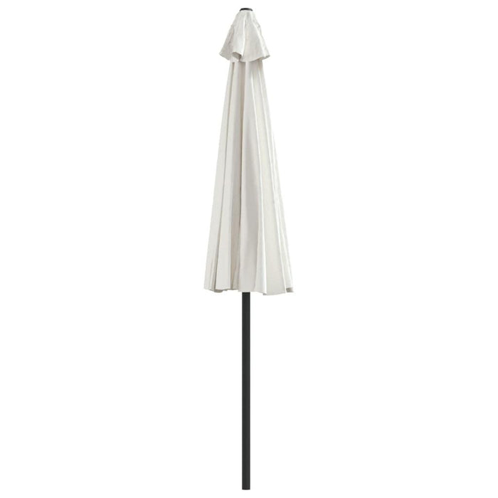 Balcony Half Parasol with Aluminium Pole in Sand - Little and Giant Explorers vidaXL