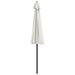 Balcony Half Parasol with Aluminium Pole in Sand - Little and Giant Explorers vidaXL