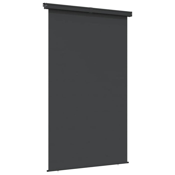 Balcony Side Awning in Black - Little and Giant Explorers vidaXL