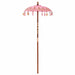 Balinese Garden Patio Umbrella with Base - Pink and Brown | 250cm - Frame UV-Resistant VIDAXL - Little and Giant Explorers vidaXL