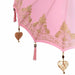 Balinese Garden Patio Umbrella with Base - Pink and Brown | 250cm - Frame UV-Resistant VIDAXL - Little and Giant Explorers vidaXL