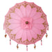 Balinese Garden Patio Umbrella with Base - Pink and Brown | 250cm - Frame UV-Resistant VIDAXL - Little and Giant Explorers vidaXL