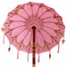 Balinese Garden Patio Umbrella with Base - Pink and Brown | 250cm - Frame UV-Resistant VIDAXL - Little and Giant Explorers vidaXL