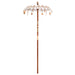 Balinese Parasol - Cream | 95-100cm - Cotton Canopy Solid Wood Frame with Base VIDAXL - Little and Giant Explorers vidaXL