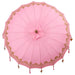 Balinese Parasol - Pink | 180-190cm - Cotton Canopy Solid Wood Frame with Base VIDAXL - Little and Giant Explorers vidaXL
