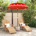 Balinese Parasol - Red | 180-190cm - Cotton Canopy Solid Wood Frame with Base VIDAXL - Little and Giant Explorers vidaXL