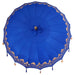 Balinese Patio Umbrella – Blue Cotton and Wood | 220cm Canopy - Handmade Boho Design VIDAXL - Little and Giant Explorers vidaXL