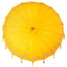 Balinese Patio Umbrella – Yellow | Cotton Canopy with Wooden Frame VIDAXL - Little and Giant Explorers vidaXL