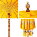 Balinese Patio Umbrella – Yellow | Cotton Canopy with Wooden Frame VIDAXL - Little and Giant Explorers vidaXL