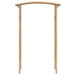 Bamboo garden arch with rustic farmhouse style and weather-resistant arbour design