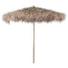 Bamboo Parasol with Banana Leaf Roof Ø210cm - Little and Giant Explorers vidaXL