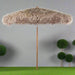 Bamboo Parasol with Banana Leaf Roof Ø270cm - Little and Giant Explorers vidaXL