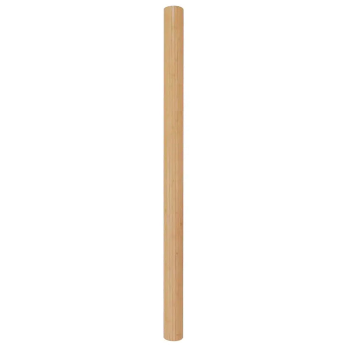Wooden rolling pin on a white background